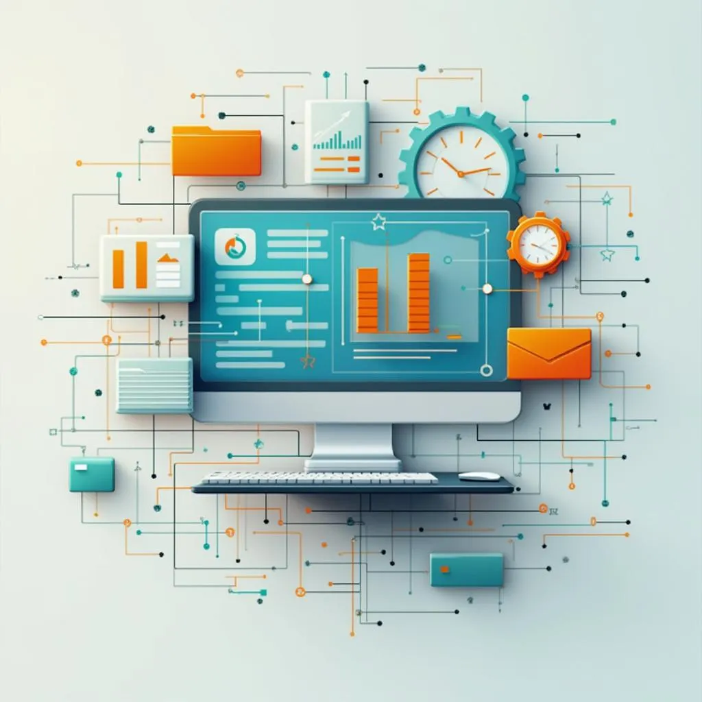 Ícono de tecnología avanzada