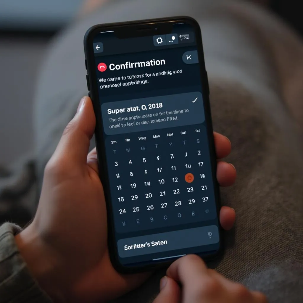 Calendario y programación de cita